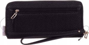 Guess Guess, Alby, Leather, Wallet, SLG Large Zip, Black, For Women For Women 5