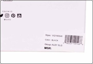 Guess Guess, Alby, Leather, Wallet, SLG Large Zip, Black, For Women For Women 8