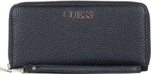 Guess Guess, Alby, Leather, Wallet, SLG Large Zip, Black, For Women For Women 9