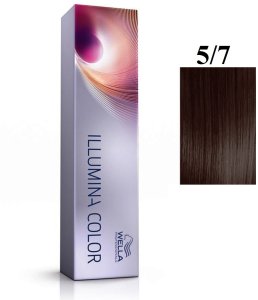 Wella Professionals Wella Professionals, Illumina Color, Permanent Hair Dye, 5/7 Light Chestnut Brown, 60 ml For Women 2