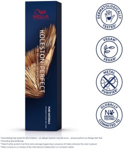 Wella Professionals , Koleston Perfect, Permanent Hair Dye, 8/04 Light Blonde Copper Natural, 60 ml For Women 2