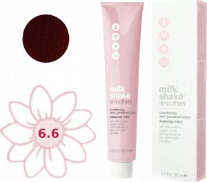 Milk Shake Milk Shake, Smoothies, Ammonia-Free, Semi-Permanent Hair Dye, 6.66R Dark Blonde Red, 100 ml For Women 1
