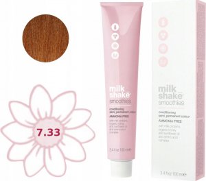 Milk Shake Milk Shake, Smoothies, Ammonia-Free, Semi-Permanent Hair Dye, 7.337GG Medium Warm Golden Blond, 100 ml For Women 1