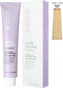 Milk Shake Milk Shake, Creative, SLS/SLES-Free, Permanent Hair Dye, 12.0312NG Natural Gold, 100 ml For Women 1