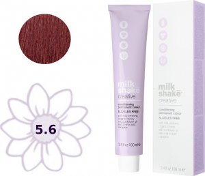 Milk Shake Milk Shake, Creative, SLS/SLES-Free, Permanent Hair Dye, 5.65R Red Light Brown, 100 ml For Women 1