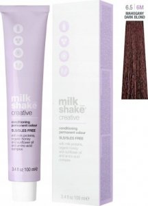 Milk Shake Milk Shake, Creative, SLS/SLES-Free, Permanent Hair Dye, 6.56M Mahogany Dark Blond, 100 ml For Women 1