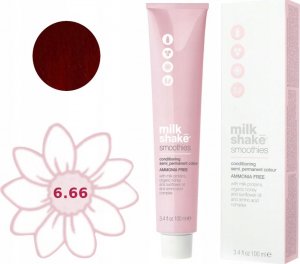 Milk Shake Milk Shake, Smoothies, Ammonia-Free, Semi-Permanent Hair Dye, 6.666RR Dark Intense Red Blonde, 100 ml For Women 1