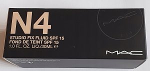 MAC MAC, Studio Fix Fluid, Matte Finish, Liquid Foundation, N4, SPF 15, 30 ml For Women 1