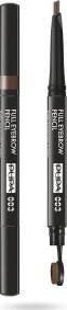 Pupa Pupa, Full, Paraben-Free, Definer, Double-Ended, Eyebrow Cream Pencil & Brush 2-In-1, 003, Dark Brown, 0.2 g For Women 1