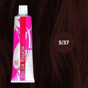 Wella Professionals , Color Touch, Ammonia-Free, Semi-Permanent Hair Dye, 5/37 Light Chestnut Golden Brown, 60 ml For Women 2