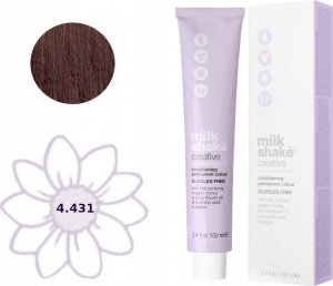 Milk Shake Milk Shake, Creative, SLS/SLES-Free, Permanent Hair Dye, 4.4314CGA Exotic Medium Brown, 100 ml For Women 1
