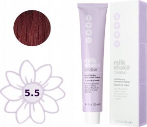 Milk Shake Milk Shake, Creative, SLS/SLES-Free, Permanent Hair Dye, 5.55M Mahogany Light Brown, 100 ml For Women 1
