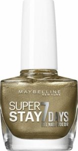 Maybelline  Maybelline, Forever Strong Super Stay 7 Days, Nail Polish, Nr. 735, Gold All Night, 10 ml For Women 1
