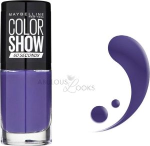 Maybelline  Maybelline, Color Show 60 Seconds, Nail Polish, Nr. 336, Violet Vogue, 7 ml For Women 1