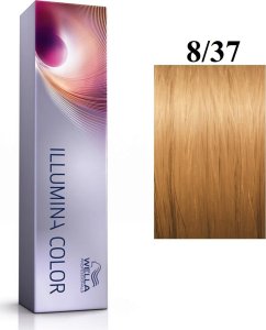 Wella Professionals Wella Professionals, Illumina Color, Permanent Hair Dye, 8/37 Light Blond Golden Chestnut, 60 ml For Women 3