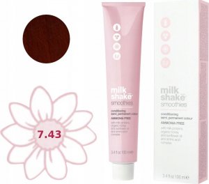 Milk Shake Milk Shake, Smoothies, Ammonia-Free, Semi-Permanent Hair Dye, 7.437CG Medium Copper Golden Blond, 100 ml For Women 1