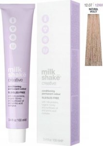 Milk Shake Milk Shake, Creative, SLS/SLES-Free, Permanent Hair Dye, 12.0712NV Natural Violet, 100 ml For Women 1
