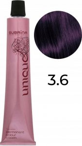 Subrina Professional Subrina Professional, Unique, Permanent Hair Dye, 3/6 Dark Chestnut Intense Violet, 100 ml For Women 2