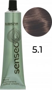 Subrina Professional , Senseo, Ammonia-Free, Demi-Permanent Hair Dye, 5/1 Light Chestnut Ash, 60 ml For Women 2