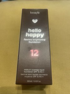 Benefit , Hello Happy, Brightening, Liquid Foundation, 12, Deep Warm, SPF 15, 30 ml For Women 3
