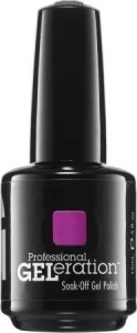 Jessica Jessica, Geleration Colours, Semi-Permanent Nail Polish, GEL-678, Pretty In Purple, 15 ml For Women 1