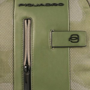 Piquadro Piquadro, Brief 2, Nylon, Backpack, Green, Laptop And iPad Compartment, For Men, 20 x 37.5 x 7.5 cm For Men 3