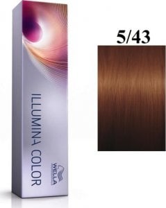 Wella Professionals 5/43 Illumina Color jasny czerwony złoty blond farba 60 ml 1