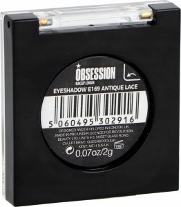 Makeup Revolution , Obsession, Eyeshadow Powder, E169, Antique Lace, 2 g For Women 3