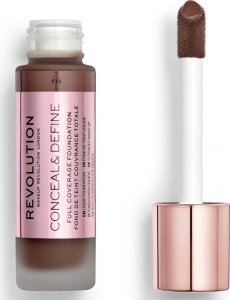 Makeup Revolution Makeup Revolution, Conceal & Define, Oil Free, Cream Foundation, F 18, 23 ml For Women 1