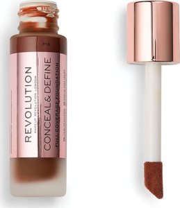 Makeup Revolution Makeup Revolution, Conceal & Define, Oil Free, Cream Foundation, F 18, 23 ml For Women 2