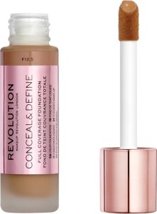 Makeup Revolution Makeup Revolution, Conceal & Define, Oil Free, Cream Foundation, F 12.5, 23 ml For Women 1
