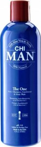 Chi Chi, Man The One, Paraben-Free, Hair Shampoo, Conditioner & Shower Gel 3-In-1, For Cleansing, 355 ml For Men 1