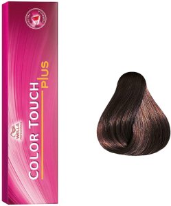 Wella Professionals , Color Touch Plus, Ammonia-Free, Semi-Permanent Hair Dye, 55/07 Light Chestnut Intense Natural Brown, 60 ml For Women 2