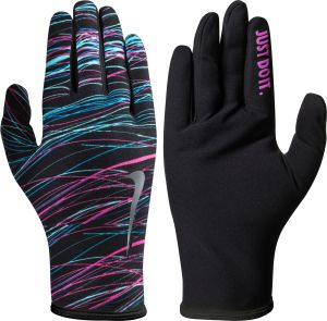 Nike Rękawiczki damskie Printed Lightweight Rival Run Gloves 2.0 Black/silver r. M 1