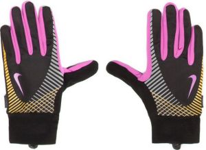 Nike Rękawiczki damskie Elite Storm Fit Tech Run Gloves Black/club Pink/laser Orange r. L 1