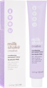 Milk Shake Milk Shake, Creative, SLS/SLES-Free, Permanent Hair Dye, 7.137AG Ash Gold Medium Blond, 100 ml For Women 2