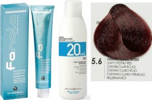Fanola , Crema Colore, Permanent Hair Dye, 5.6 Light Chestnut Red, 100 ml For Women 9