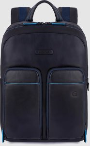 Piquadro Piquadro, Blue Square, Leather, Backpack, Blue, Laptop Compartiment, CA5575B2V, For Men For Men 1