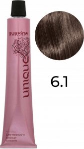 Subrina Professional Subrina Professional, Unique, Permanent Hair Dye, 6/1 Dark Blonde Ash, 100 ml For Women 1