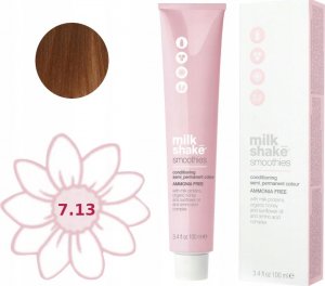 Milk Shake Milk Shake, Smoothies, Ammonia-Free, Semi-Permanent Hair Dye, 7.137B Very Light Blonde Beige, 100 ml For Women 1