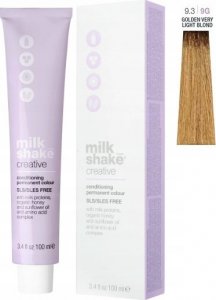 Milk Shake Milk Shake, Creative, SLS/SLES-Free, Permanent Hair Dye, 9.39G Golden Very Light Blond, 100 ml For Women 1