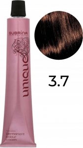 Subrina Professional , Unique, Permanent Hair Dye, 3/7 Dark Chestnut Brown, 100 ml For Women 3