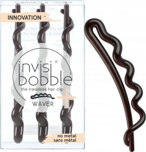 Invisibobble InvisiBobble, Waves, Hair Clip, Pretty Dark, 3 pcs For Women 1