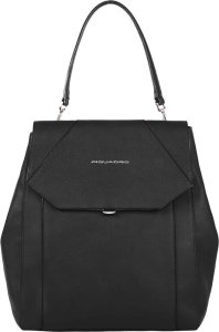 Piquadro Piquadro, Piquadro, Leather, Backpack, Black, Expandable, For Women For Women 1