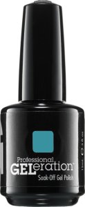 Jessica Jessica, Geleration Colours, Semi-Permanent Nail Polish, GEL-1100, Faux Fur Blue, 15 ml For Women 1