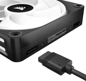 Wentylator Corsair iCUE LINK QX120 RGB 3-pack + Hub (CO-9051002-WW) 3