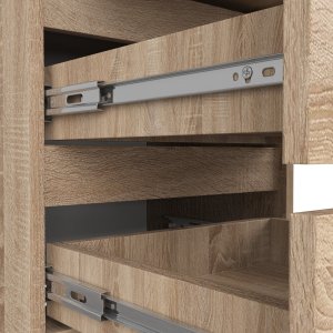 Fabryka Mebli Akord Komoda CL6 40 cm 6 szuflad - dąb sonoma 4