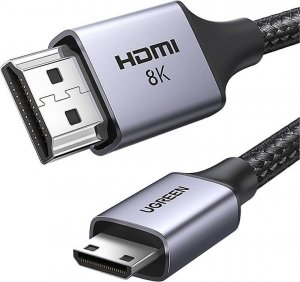 Kabel Ugreen HDMI Mini - HDMI 2m czarny (15515) 1