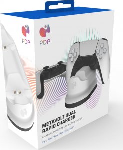 PDP Stacja ładująca do padów DualSense biała (052-016-WH) 6