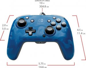 Pad PDP PDP SWITCH Pad przewodowy Delux+ Audio CAMO NIEBIESKI 2